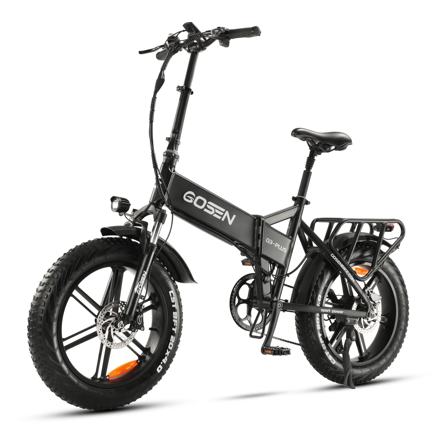 Gosen Q3 Plus - 20” Foldable Fat Tire Electric Bike 